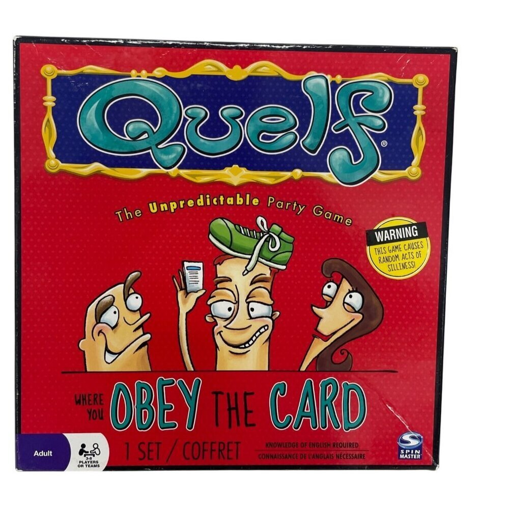 Quelf Board Game: The Unpredictable‎ Party Game For Adults